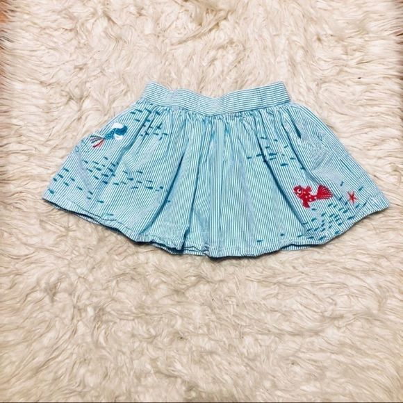 DPAM Embroidered Fish Starfish Skirt - Picture 1 of 7